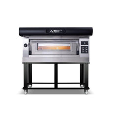 Amalfi – Electric Pizza Ovens-Moretti Forni AMALFI A1 Electric Pizza Oven Amalfi  26'' x 41'' x 7'' (Chamber)  208/240/60/3 - 1 Deck with tray guide base
