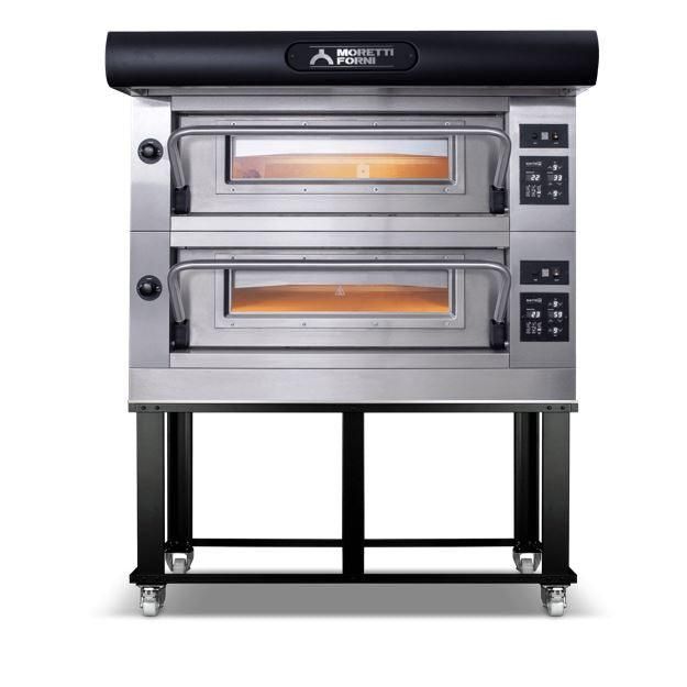 Amalfi – Electric Pizza Ovens-Moretti Forni AMALFI A2 Electric Pizza Oven Amalfi  26'' x 41'' x 7'' (Chamber)  208/240/60/3 - 2 Decks