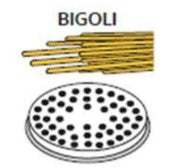 Pasta Die Fimar Bronze Pasta Die for PF15E Pasta Extruder, Fusilli, Spaghetti, Bigoli, Linguine