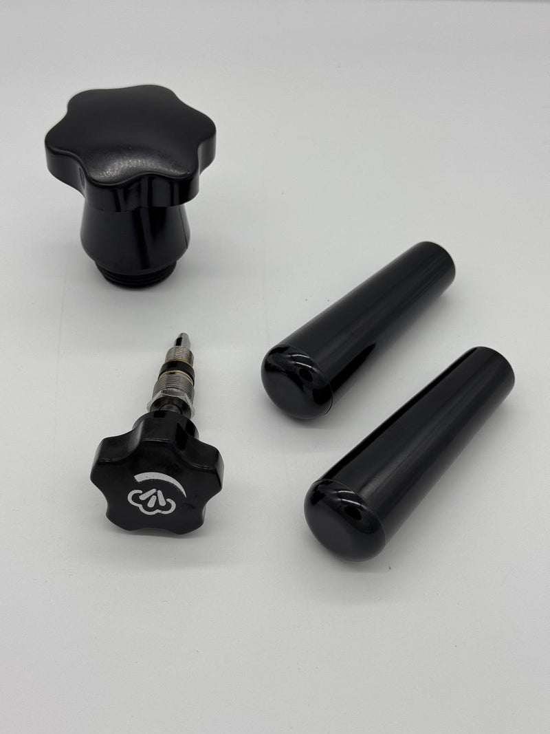la Pavoni ABS Black Handle & Knob Kit for Lever Machines (LPAHANLBLK01)