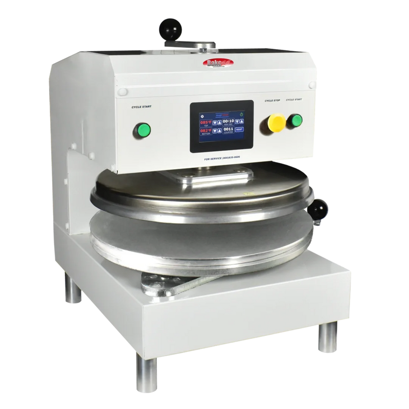 Dough Press-BakeMax BMDXEW Commercial Countertop Electric Automatic Single-Heat Dough Press, 18"