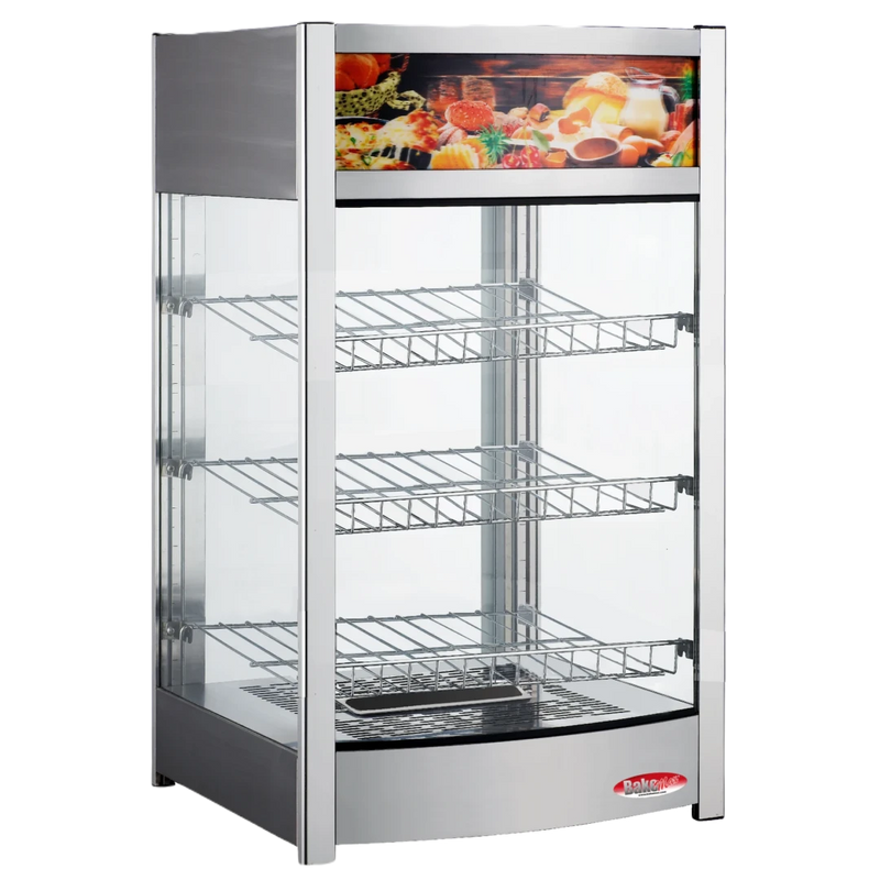 Heated Display Case-BakeMax Titan Series BMCBF18 18" Countertop Full-Service Heated Display Case