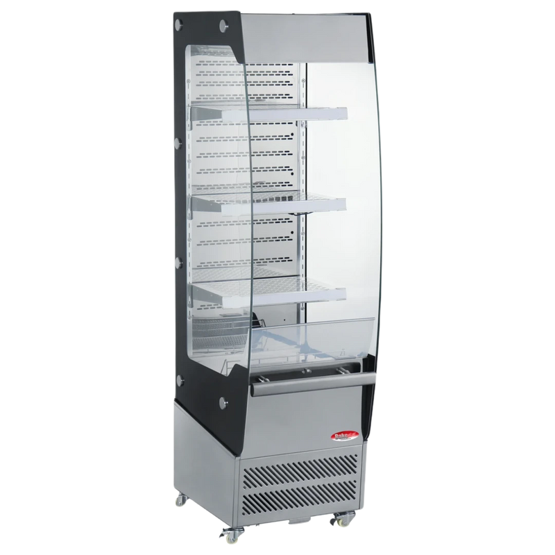 Refrigerated Display Case-BakeMax BMGG019 19" Floor Model Grab and Go Refrigerated Display Merchandiser