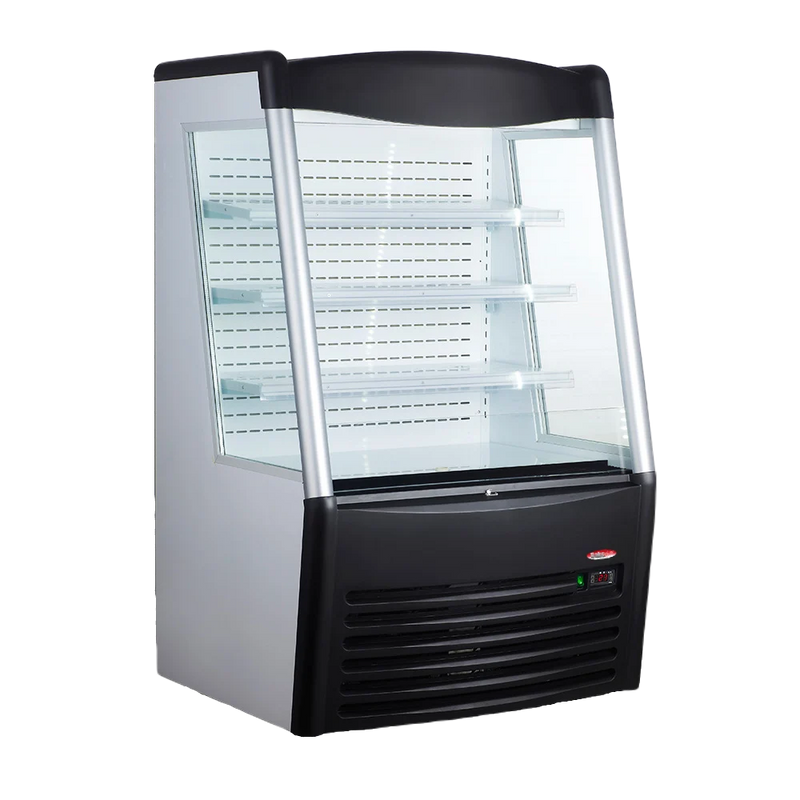 Refrigerated Display Case-BakeMax BMGG036 36" Floor Model Grab and Go Refrigerated Display Merchandiser
