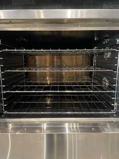 BakeMax America BADCO5G Commercial Floor Model Double Stacked Gas Convection Oven, 360,000 BTU