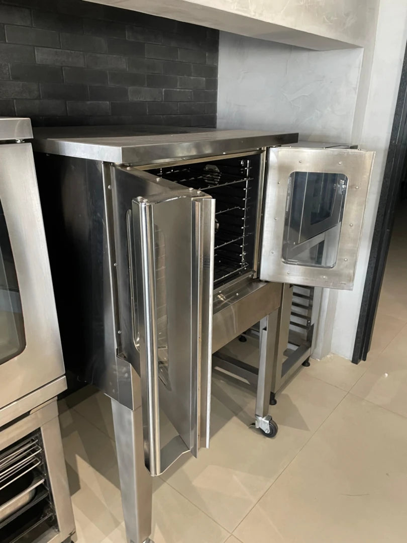 BakeMax America BADCO5G Commercial Floor Model Double Stacked Gas Convection Oven, 360,000 BTU