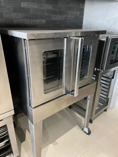 BakeMax America BADCO5G Commercial Floor Model Double Stacked Gas Convection Oven, 360,000 BTU