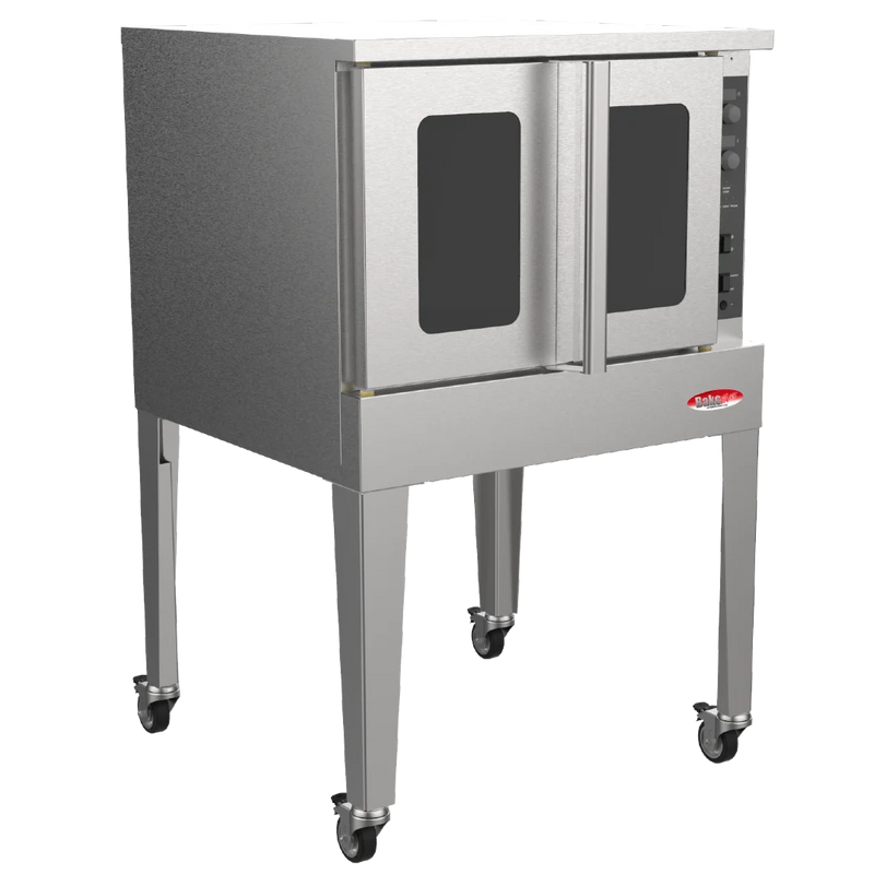 BakeMax BASCO5E Commercial Floor Model Electric Convection Oven - 12 Full Size Pan Capacity, 240V