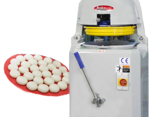 BakeMax BMBD030 Floor Model 30-Division Semi-Automatic Dough Divider Rounder (220V)