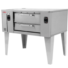 BakeMax BMBPD152 78.3" Wide Gas Pizza Stone Deck Oven, Floor Model
