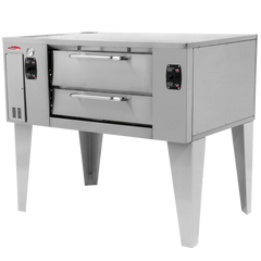 BakeMax BMBPD915 55” Wide Commercial Gas Pizza Stone Deck Oven