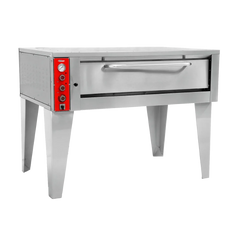 BakeMax BMBPEB125 64” Wide Commercial Electric Stone Hearth Deck Pizza Oven