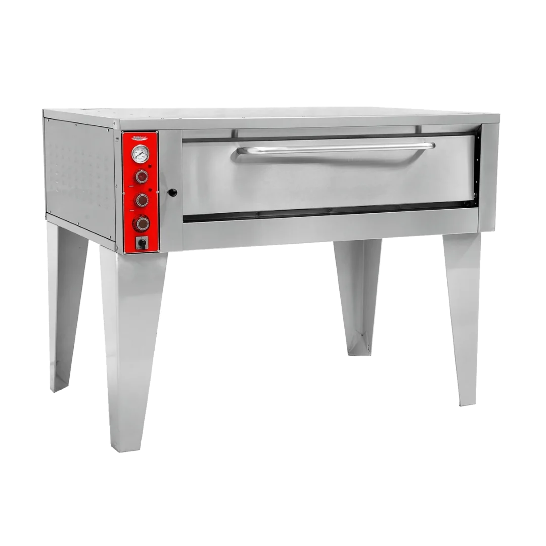 BakeMax BMBPEB152 76” Wide Commercial Electric Stone Hearth Deck Pizza Oven