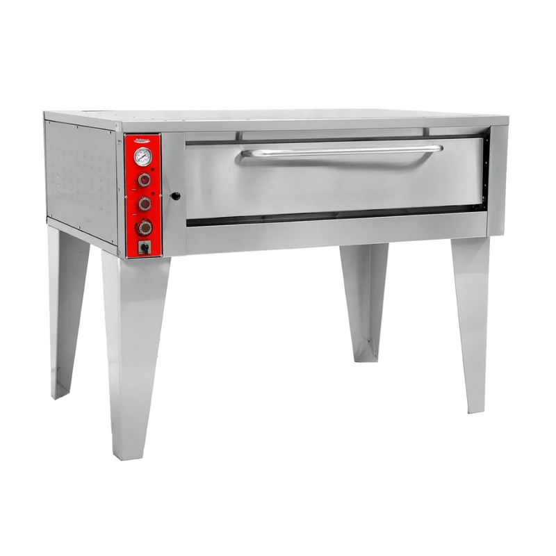 BakeMax BMBPEB915 51.5" Wide Commercial Electric Stone Hearth Deck Pizza Oven