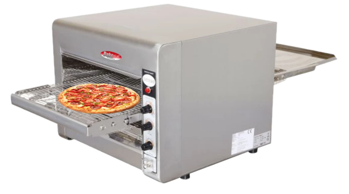 BakeMax BMCB001 Commercial Countertop Electric 14" Conveyor Baker Pizza Oven