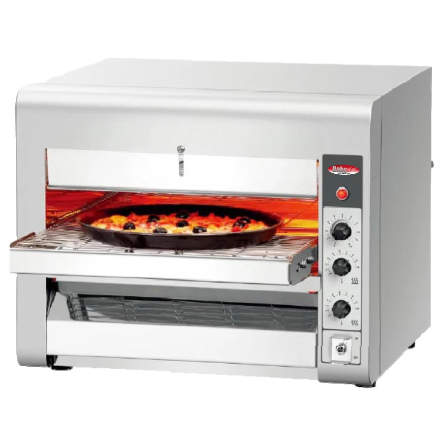 BakeMax BMCB001 Commercial Countertop Electric 14" Conveyor Baker Pizza Oven