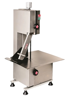 BakeMax BMCBS01 Titan Series Countertop Electric 1HP Frozen Meat & Bone Saw (3 Blades)