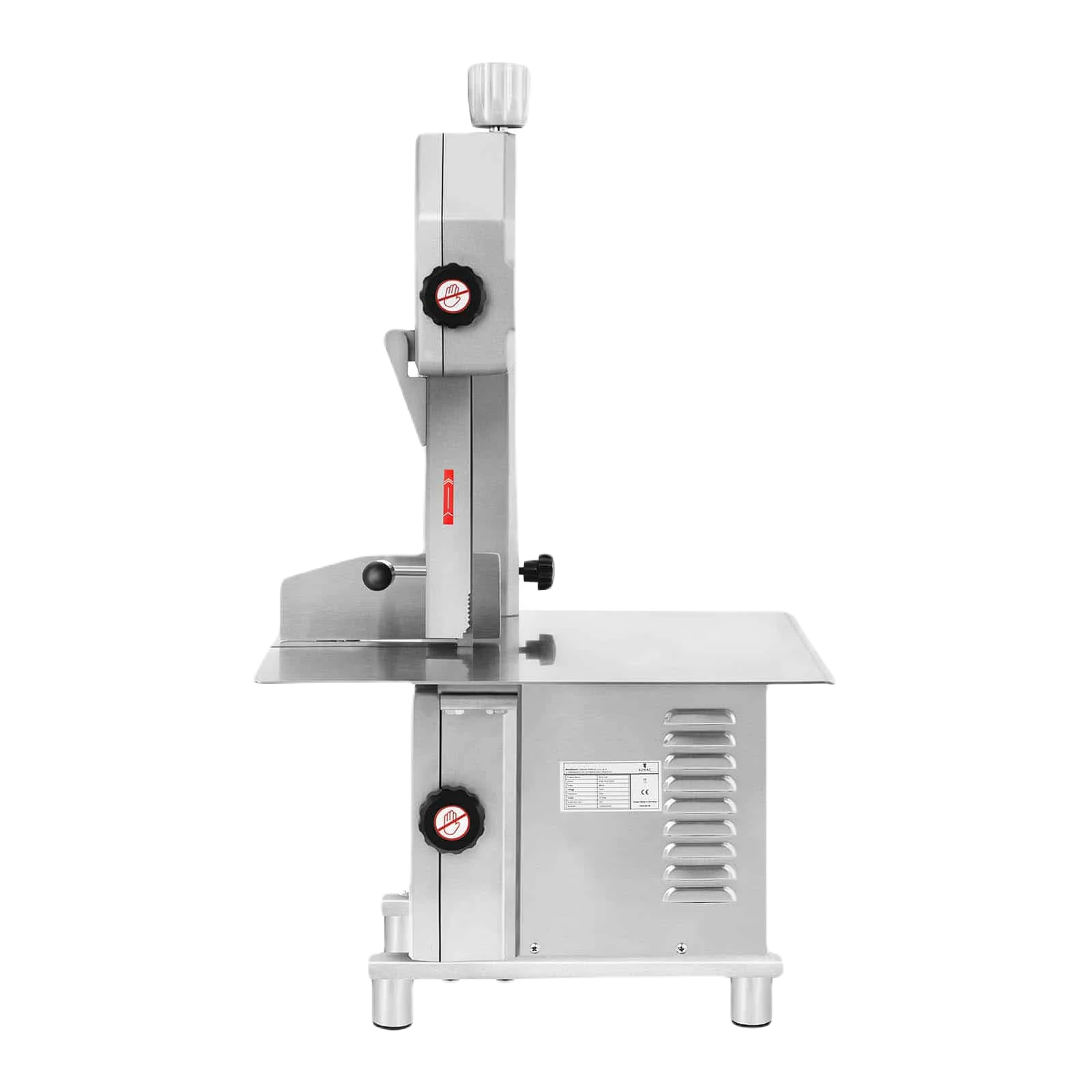 BakeMax BMCBS01 Titan Series Countertop Electric 1HP Frozen Meat & Bone Saw (3 Blades)