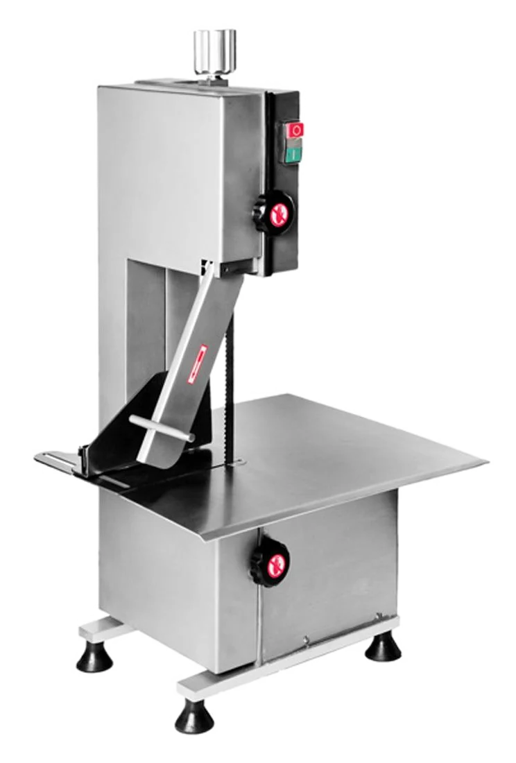 BakeMax BMCBS01 Titan Series Countertop Electric 1HP Frozen Meat & Bone Saw (3 Blades)