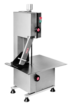 BakeMax BMCBS01 Titan Series Countertop Electric 1HP Frozen Meat & Bone Saw (3 Blades)