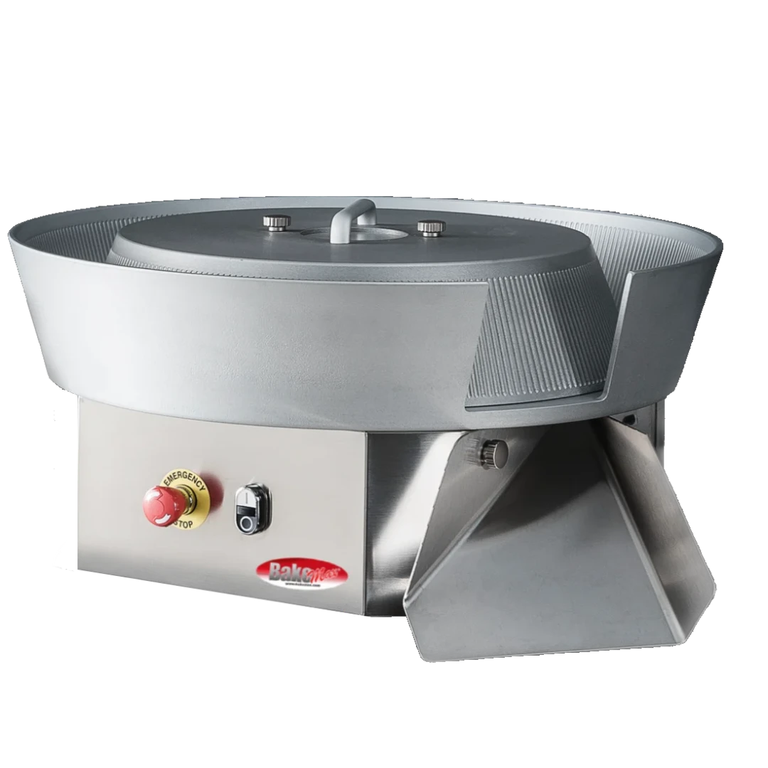 BakeMax BMDBR03 Countertop Automatic Electric Dough Ball Rounder (70–1200g, 300 kg/hr, 120V)