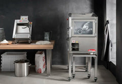BakeMax BMDD007 Floor Model Electric Automatic Dough Divider Rounder Combo