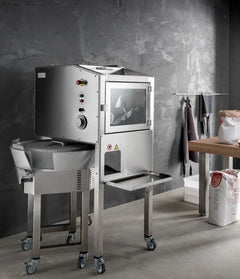 BakeMax BMDD007 Floor Model Electric Automatic Dough Divider Rounder Combo