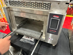 BakeMax BMDRAF Commercial Floor Model Double Stacked Greaseless Forced Air Fryer