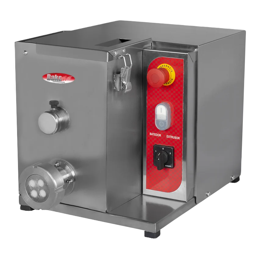 BakeMax BMEM010 Countertop Pasta Dough Extruder - 10 kg/hr, 11 lb Capacity, Dual Voltage