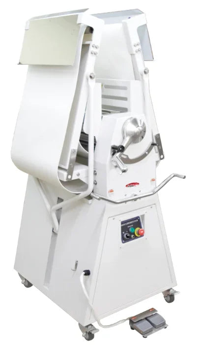 BakeMax BMFRS02 Heavy-Duty 20.5″ Wide Floor Model Reversible Dough Sheeter