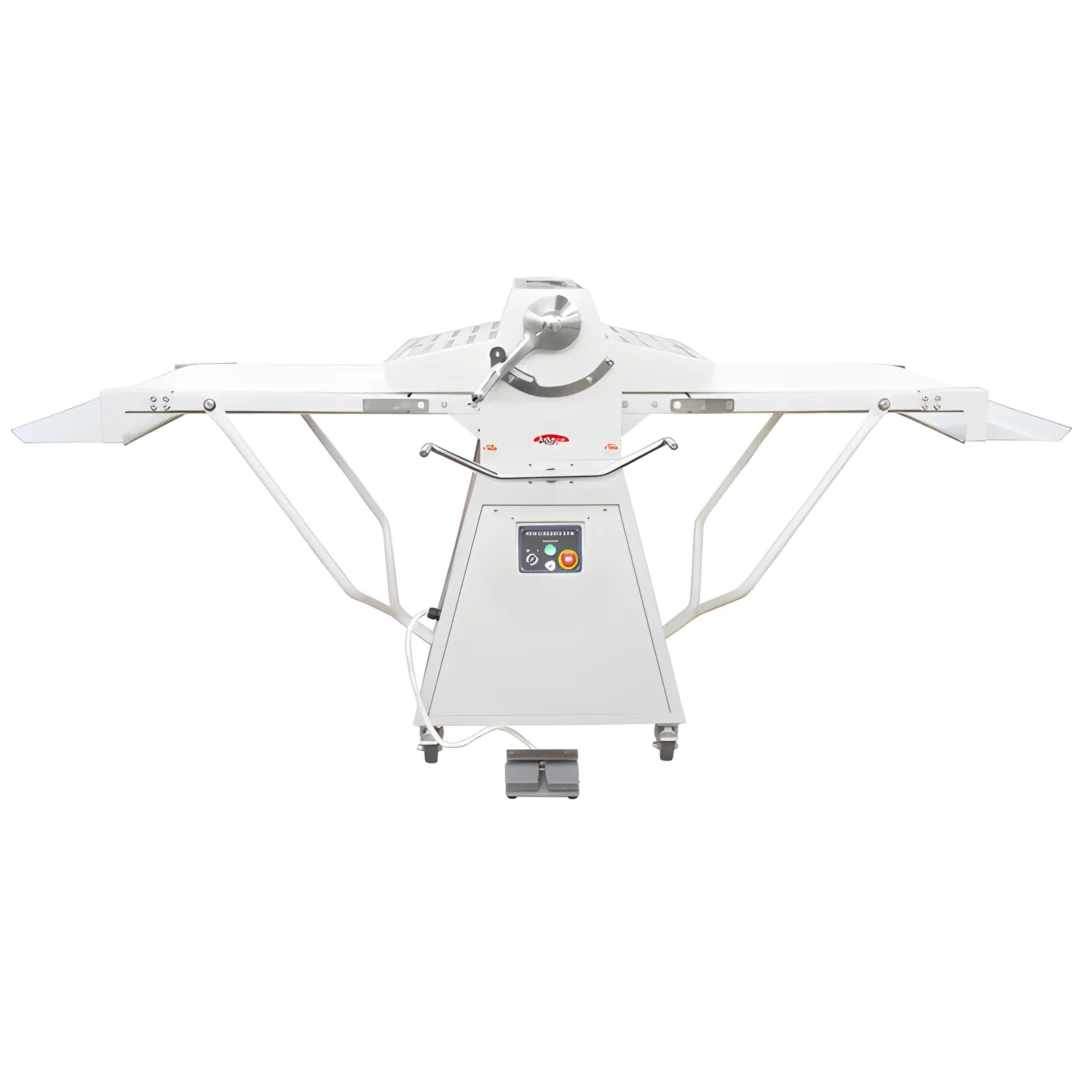 BakeMax BMFRS03 Heavy-Duty 25.6″ Wide Floor Model Reversible Dough Sheeter