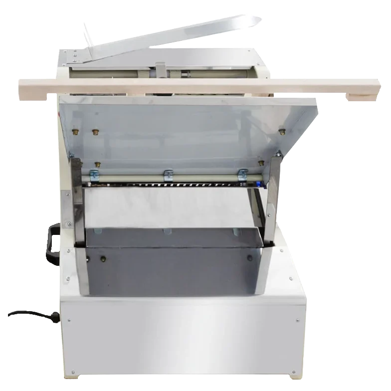 BakeMax BMGF001 Heavy Duty Countertop Gravity Feed Bread Slicer, 7/16" Slice, 35 Blades