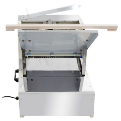BakeMax BMGF001 Heavy Duty Countertop Gravity Feed Bread Slicer, 7/16" Slice, 35 Blades