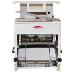 BakeMax BMGF001 Heavy Duty Countertop Gravity Feed Bread Slicer, 7/16" Slice, 35 Blades