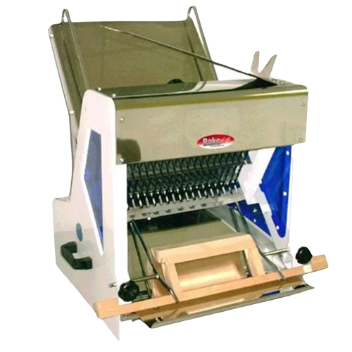 BakeMax BMGF001 Heavy Duty Countertop Gravity Feed Bread Slicer, 7/16" Slice, 35 Blades