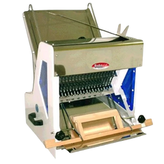 BakeMax BMGF001 Heavy Duty Countertop Gravity Feed Bread Slicer, 7/16" Slice, 35 Blades