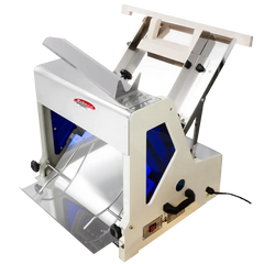 BakeMax BMGF001 Heavy Duty Countertop Gravity Feed Bread Slicer, 7/16" Slice, 35 Blades