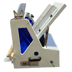 BakeMax BMGF001 Heavy Duty Countertop Gravity Feed Bread Slicer, 7/16" Slice, 35 Blades