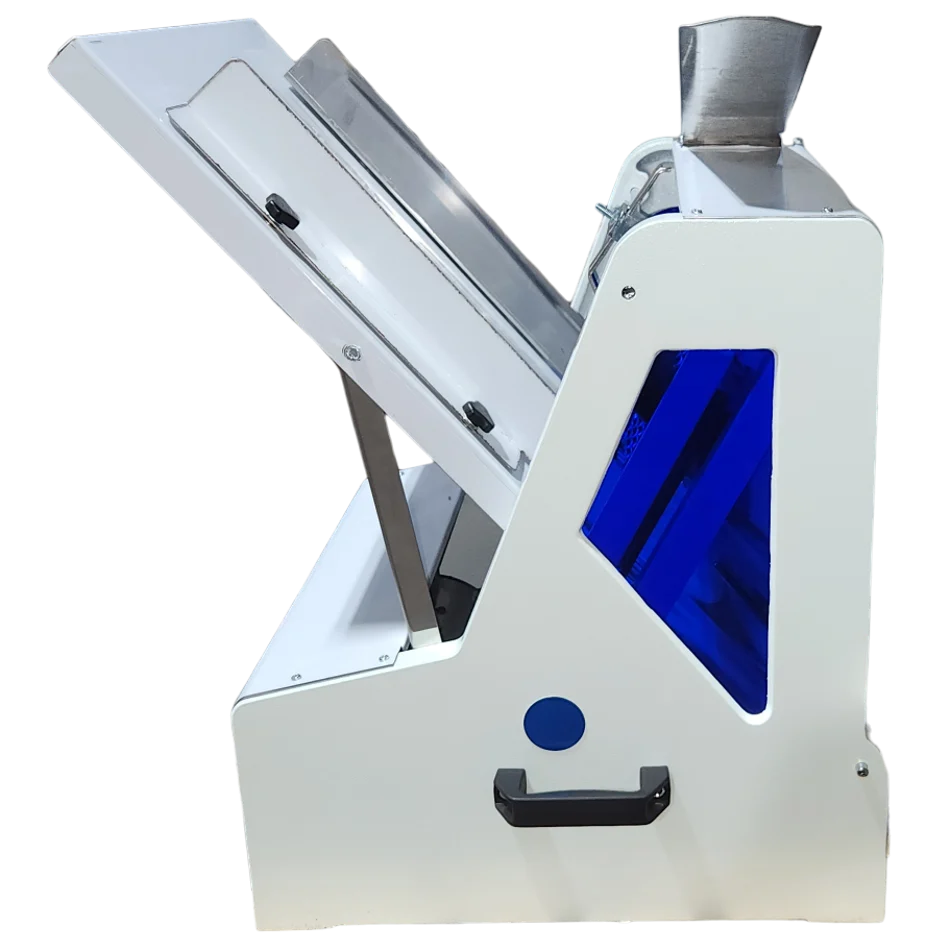 BakeMax BMGF006 Heavy Duty Countertop Gravity Feed Bread Slicer - 1" Slice, 15 Blades