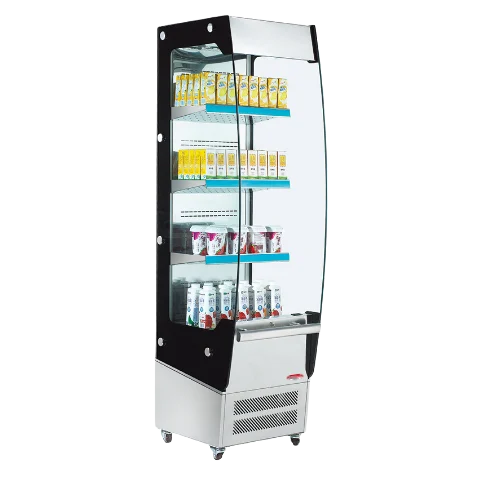 BakeMax BMGG019 19" Floor Model Grab and Go Refrigerated Display Merchandiser