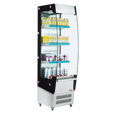 BakeMax BMGG019 19" Floor Model Grab and Go Refrigerated Display Merchandiser