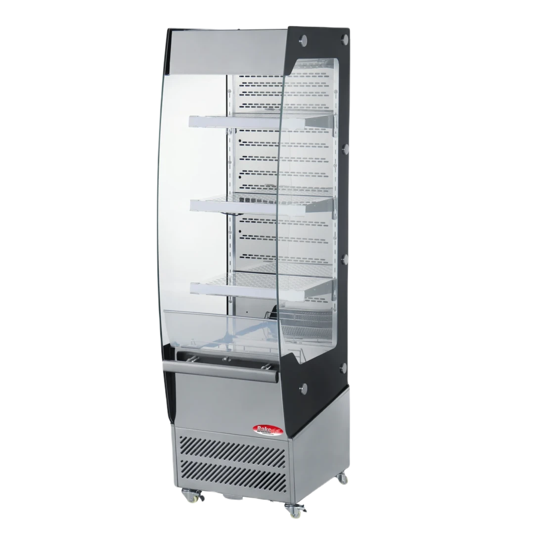 BakeMax BMGG019 19" Floor Model Grab and Go Refrigerated Display Merchandiser