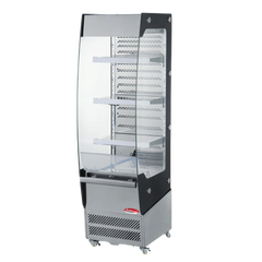 BakeMax BMGG019 19" Floor Model Grab and Go Refrigerated Display Merchandiser