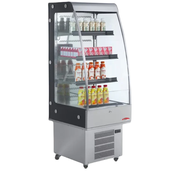 BakeMax BMGG024 24 Inch Floor Model Grab and Go Refrigerated Display Merchandiser