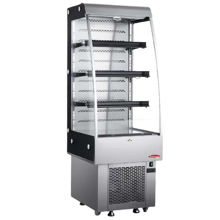 BakeMax BMGG024 24 Inch Floor Model Grab and Go Refrigerated Display Merchandiser