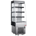 BakeMax BMGG024 24 Inch Floor Model Grab and Go Refrigerated Display Merchandiser