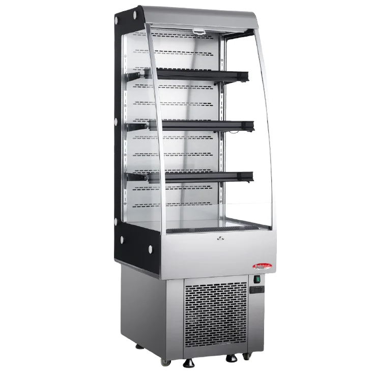 BakeMax BMGG024 24 Inch Floor Model Grab and Go Refrigerated Display Merchandiser