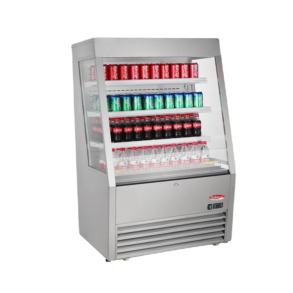 BakeMax BMGGS36 Floor Model 36 Inch Grab and Go Refrigerated Display Merchandiser