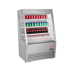 BakeMax BMGGS36 Floor Model 36 Inch Grab and Go Refrigerated Display Merchandiser