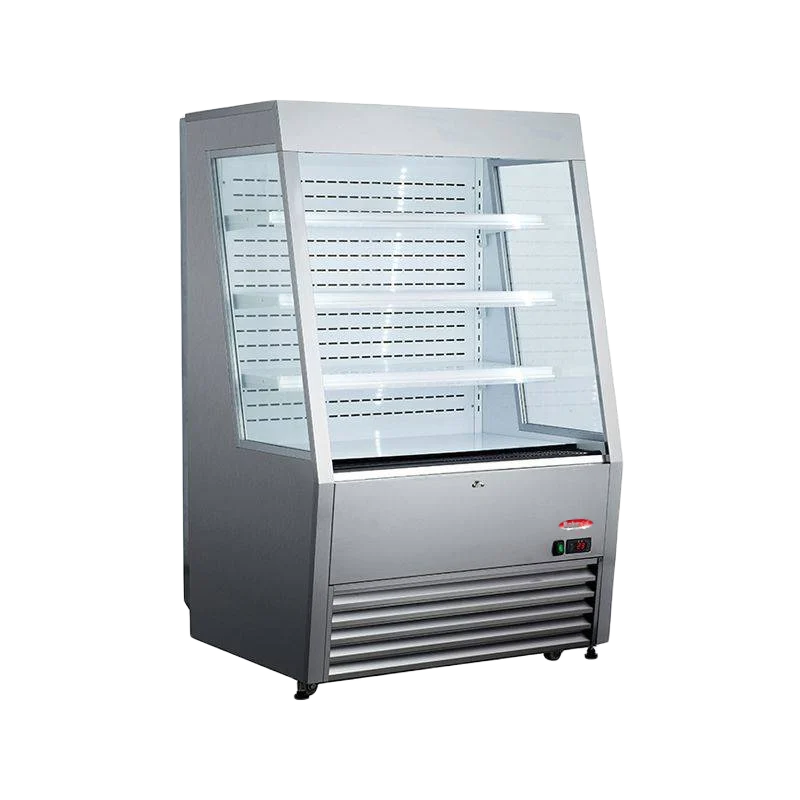 BakeMax BMGGS36 Floor Model 36 Inch Grab and Go Refrigerated Display Merchandiser